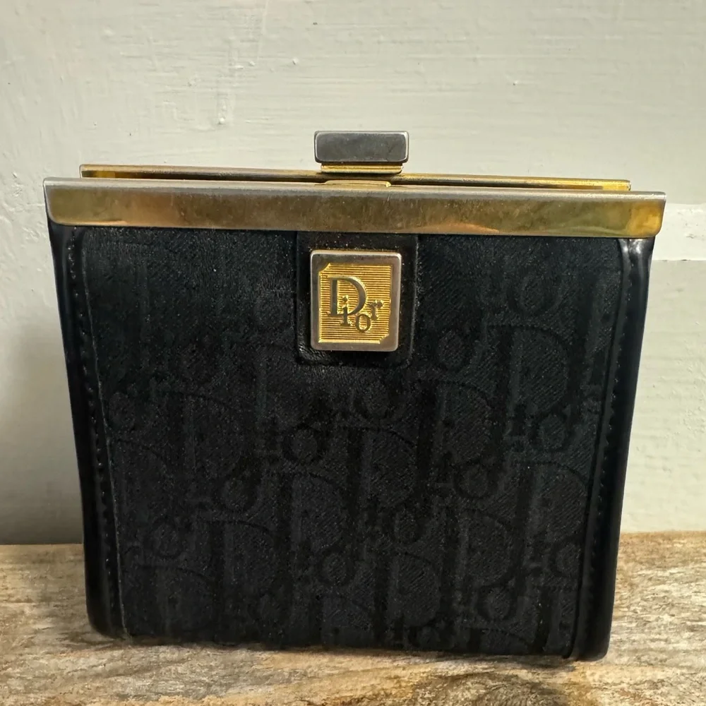 Christian Dior Late 1970's - Early 1980's Wallet/Coin Pouch